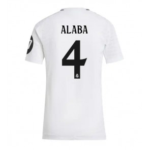 Billiga Real Madrid David Alaba #4 Hemmatröja Dam 2024-25 Kortärmad